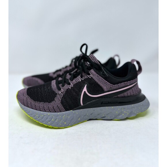 Nike React Infinity Run Flyknit 2 Running Sneaker Purple Women's 7 CT2423 500 - Picture 2 of 10